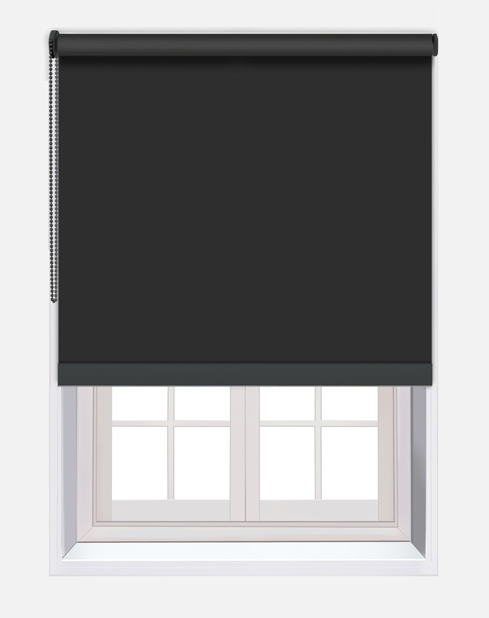 Blockout Roller Blinds - Charcoal